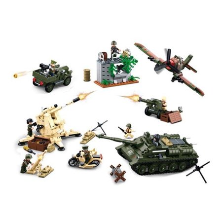 SLUBAN Sluban 697  WWII Battle of Kursk Building Brick Kit (998 pcs) 697